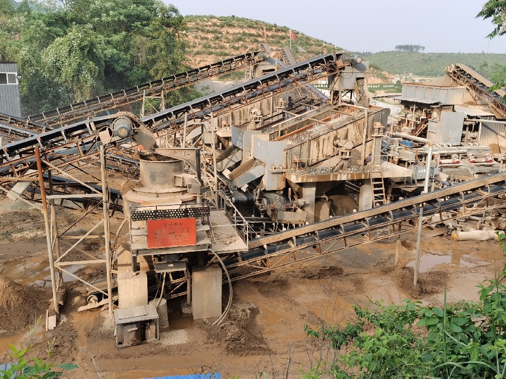 ued官网承建安徽绩溪砂石线生产现场