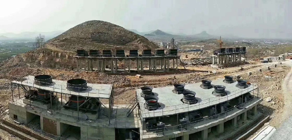 湖北黄石购买ued官网冲击式制砂机生产现场